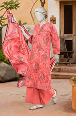 PRINTED TEXTURED VISCOSE 3PCS UNSTITCHED