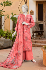 PRINTED TEXTURED VISCOSE 3PCS UNSTITCHED