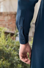 NAVY 100% COTTON KAMEEZ SHALWAR