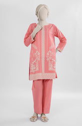 PRINTED CAMBRIC STITCHED 2 PIECE