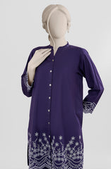 EMBROIDERED CAMBRIC STITCHED 2 PIECE