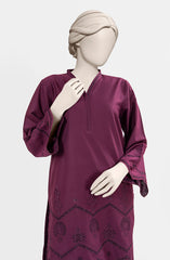 EMBROIDERED CAMBRIC STITCHED 2 PIECE