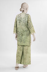 EMBROIDERED CAMBRIC STITCHED 2 PIECE