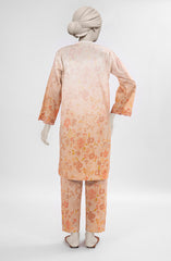 EMBROIDERED PRINTED CAMBRIC STITCHED 2 PIECE