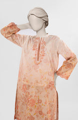 EMBROIDERED PRINTED CAMBRIC STITCHED 2 PIECE