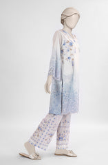 EMBROIDERED CAMBRIC STITCHED 2 PIECE