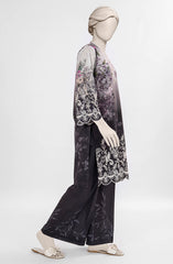 EMBROIDERED CAMBRIC STITCHED 2 PIECE