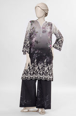 EMBROIDERED CAMBRIC STITCHED 2 PIECE