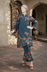 PRINTED CAMBRIC STITCHED 2 PIECE
