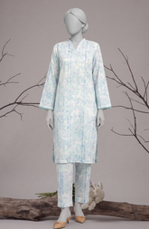 2 PIECE - PRINTED KHADDAR STITCHED