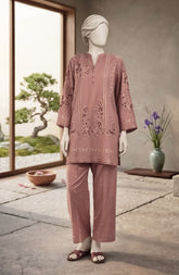 JACQUARD STITCHED 2 PIECE