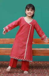 SUMMER'23 GIRLS 2PC STITCHED SUIT
