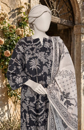 PRINTED TEXTURED LAWN 3PCS UNSTITCHED