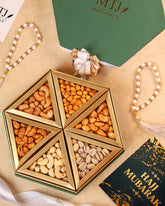 HEXAGONAL MIX DRY FRUIT GIFT BOX