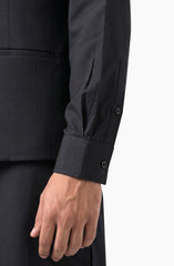 BLACK KAMEEZ SHALWAR & WAISTCOAT