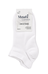 MUSAFIR ACTIVE DROP NEEDLE LOW CUT SOCKS (PACK OF 3)