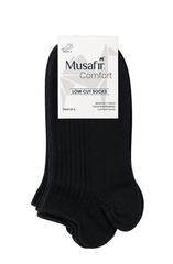 MUSAFIR ACTIVE DROP NEEDLE LOW CUT SOCKS (PACK OF 3)