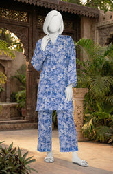 PRINTED CAMBRIC STITCHED 2 PIECE