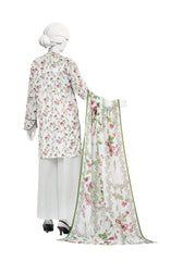 PRINTED TEXTURED LAWN 3PCS UNSTITCHED