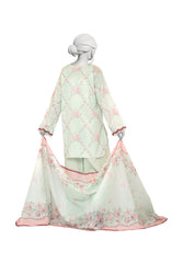 PRINTED TEXTURED LAWN 3PCS UNSTITCHED