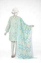 PRINTED TEXTURED LAWN 3PCS UNSTITCHED