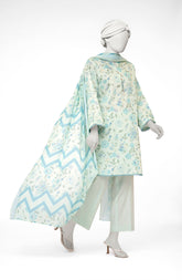 PRINTED TEXTURED LAWN 3PCS UNSTITCHED