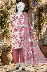 PRINTED TEXTURED LAWN 3PCS UNSTITCHED