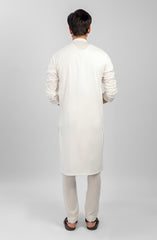FESTIVE'23 MEN KURTA SEMI FORMAL OFF WHITE
