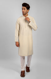 PRE WINTER'23 MEN KURTA CASUAL BEIGE
