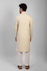 PRE WINTER'23 MEN KURTA CASUAL BEIGE