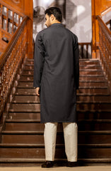 WINTER'23 MEN KURTA SEMI FORMAL DEEP BLUE