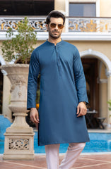 MEN KURTA NAVY BLUE