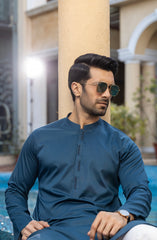 MEN KURTA NAVY BLUE