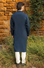 MIDNIGHT BLUE SEMI FORMAL KURTA