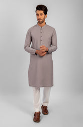 PRE WINTER'23 MEN KURTA CASUAL WOODLAND BROWN