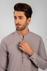 PRE WINTER'23 MEN KURTA CASUAL WOODLAND BROWN