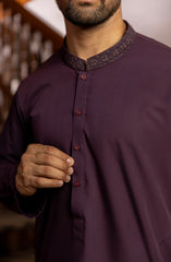WINTER'23 MEN KURTA SEMI FORMAL MAROON