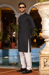 MEN KURTA BLACK