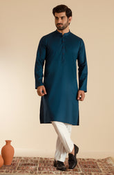 MEN KURTA NAVY BLUE