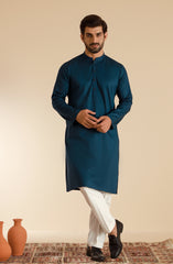 MEN KURTA NAVY BLUE
