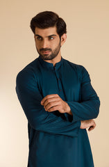 MEN KURTA NAVY BLUE