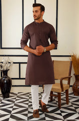 SUMMER'25 MEN KURTA CASUAL MAROON