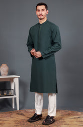 DEEP TEAL SEMI FORMAL KURTA