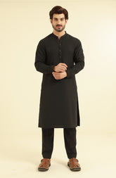 MEN KURTA PAJAMA BLACK