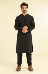 MEN KURTA PAJAMA BLACK