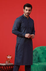 TEAL COTTON KURTA PAJAMA
