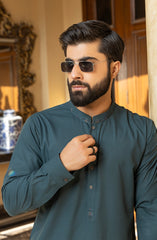 MEN KURTA PAJAMA TEAL