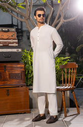MEN KURTA PAJAMA OFF WHITE