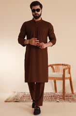 MEN KURTA PAJAMA BROWN