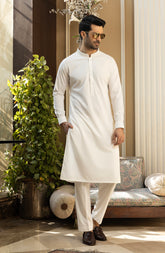 MEN KURTA PAJAMA OFF WHITE